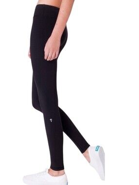 Ivivva Rulu Rhythmic Tight Girls 12 Black Athleisure Leggings